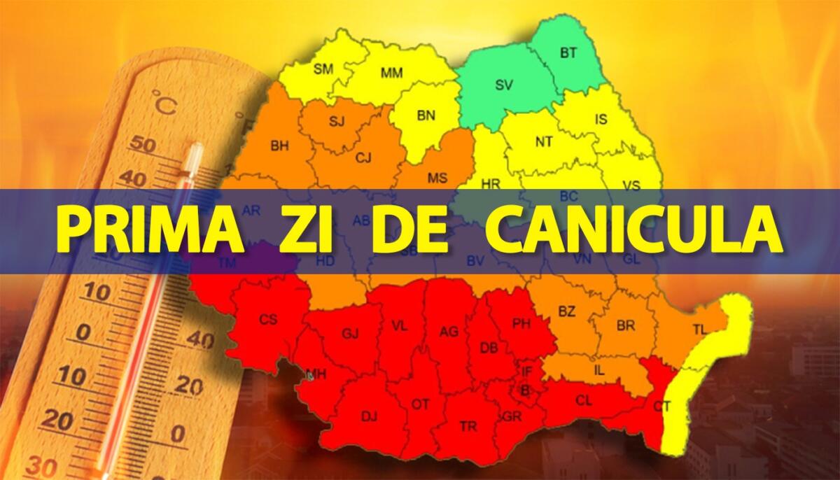 Prima zi de caniculă în România: Oficial, e 30 iunie